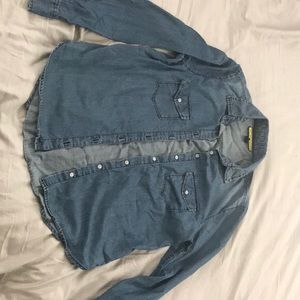 Denim button up